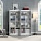 Manhattan Comfort Hopkins Storage Closet 2.0 in White - Set of 2 2-2GLF-WH - alternate 5